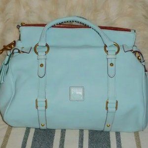 NWOT Dooney & Bourke Large Florentine Satchel in Pale Blue
